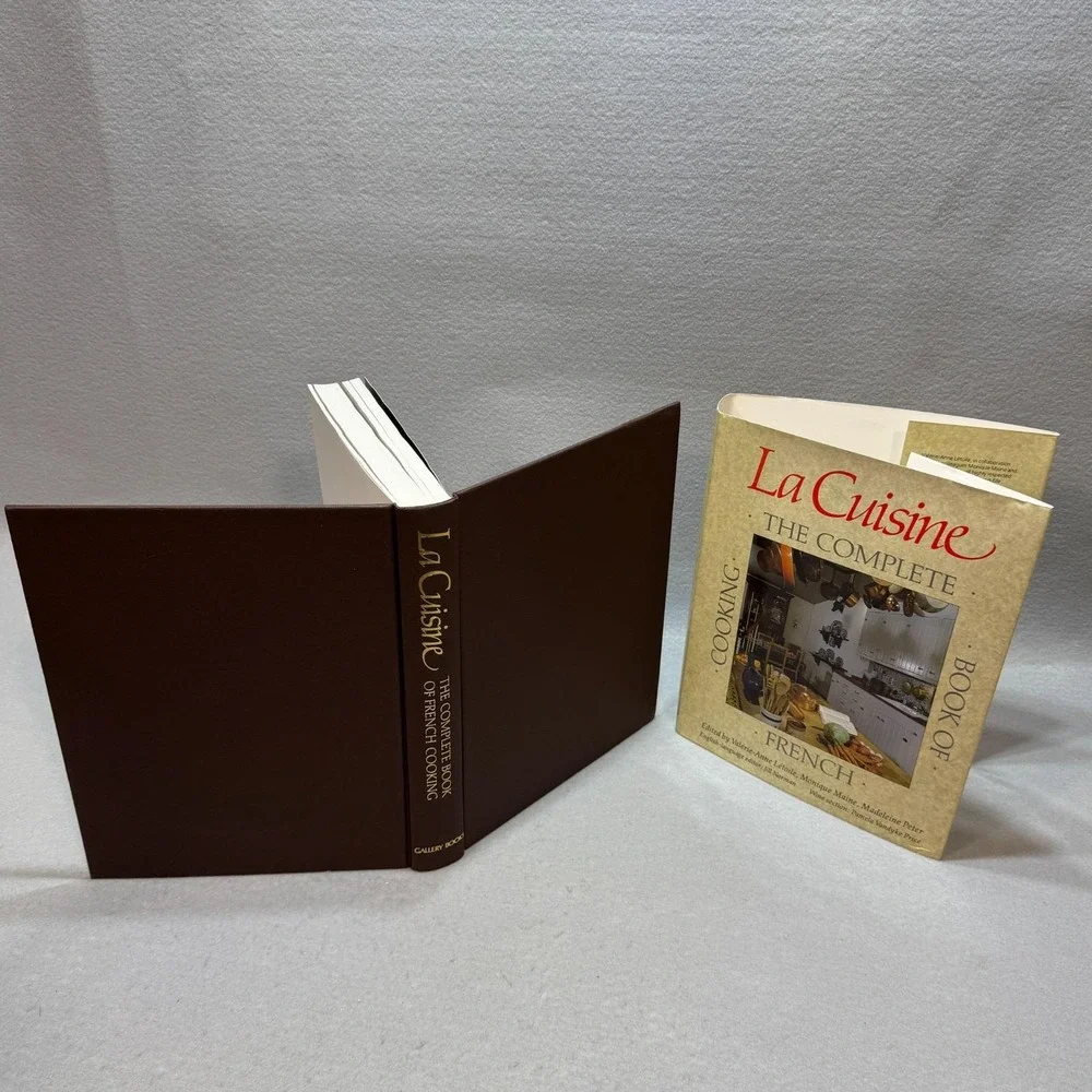 Vintage 1985 La Cuisine The Complete Book Of French Cooking HC DJ France Region